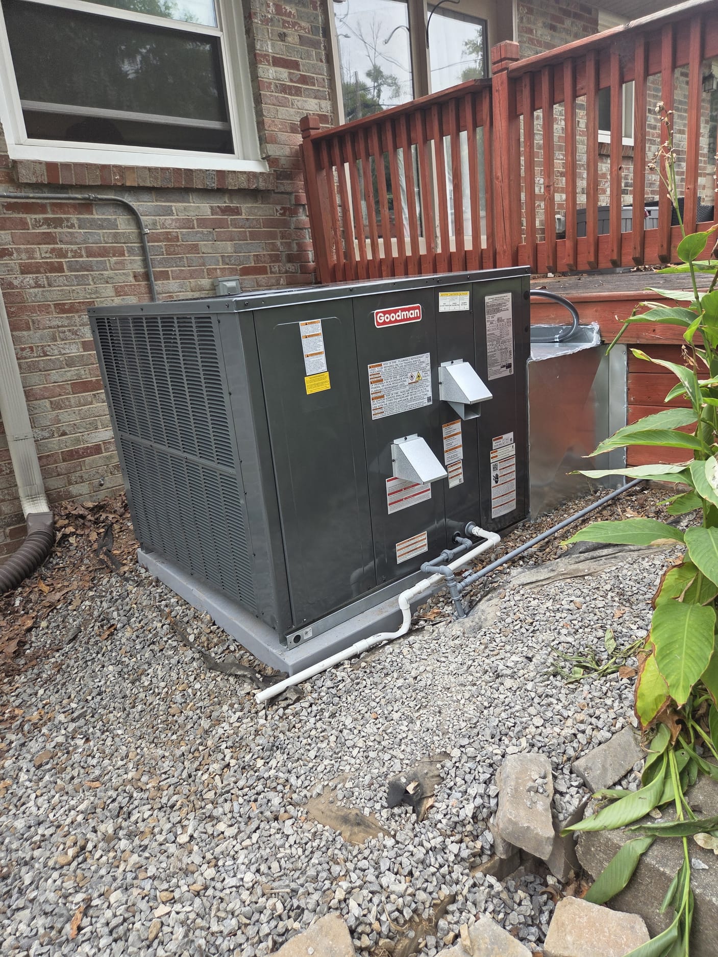 HVAC installation work