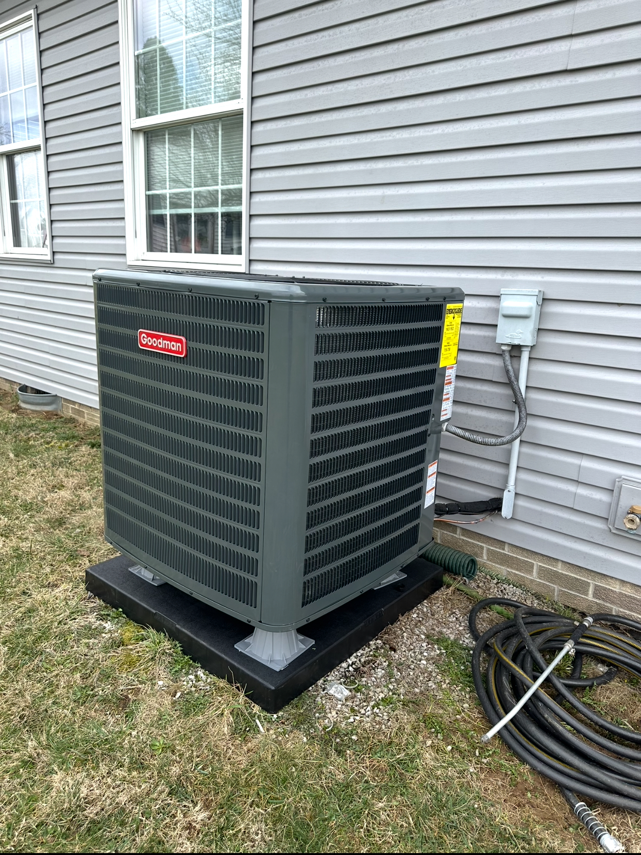 Premier Heating and Air on-site work